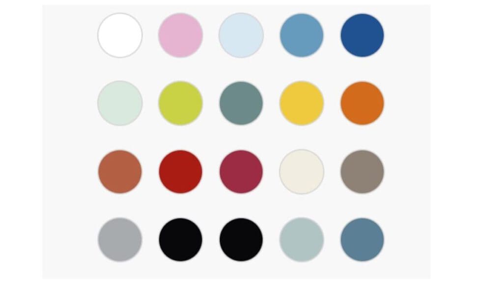 Farbpalette Smeg