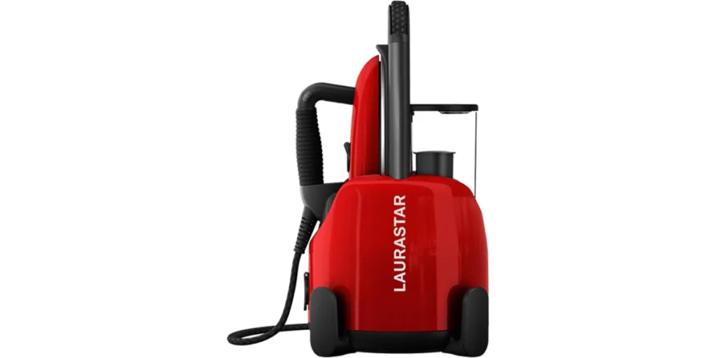Laurastar Lift Original Red Dampfbügelstation – kompakt & hygienisch mit Schweizer Dampfpower