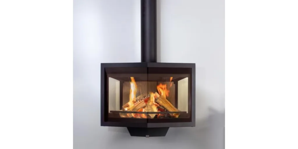 Wanders BLACK DIAMOND – exklusiver Design-Kaminofen als Hängekamin