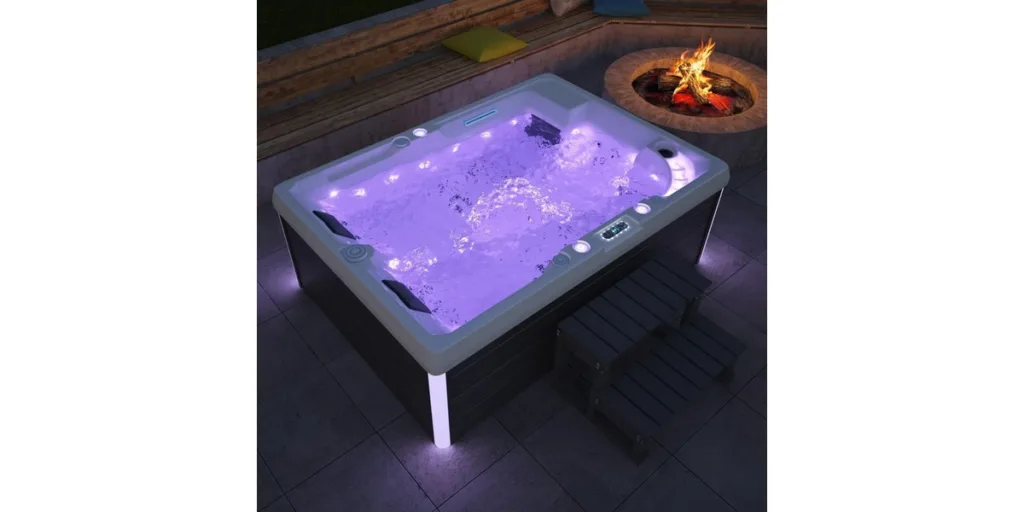 Luxus Outdoor Whirlpool Hot Tub Etna – kompakte Premiumklasse mit Extras