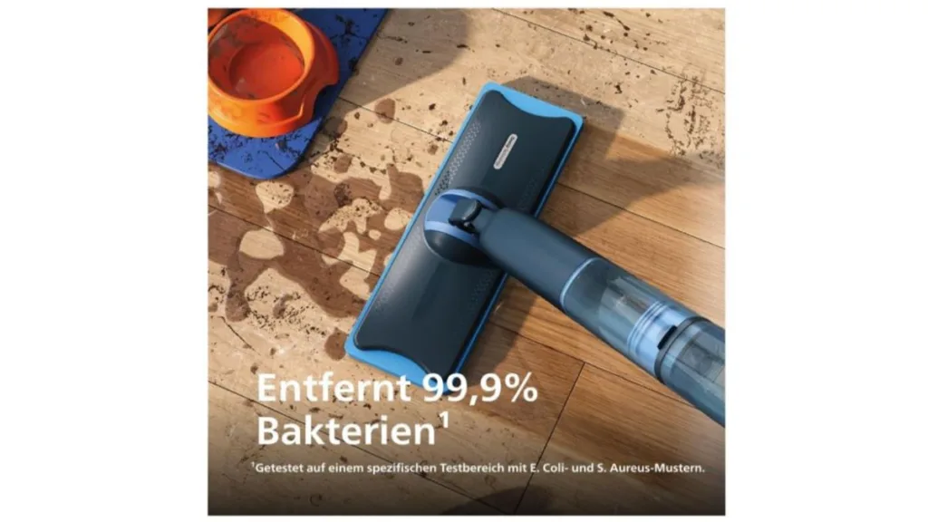 99,9% Bakterien werden entfernt