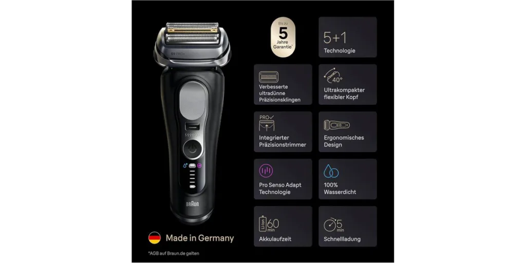 Leistungsüberblick Braun Series 9