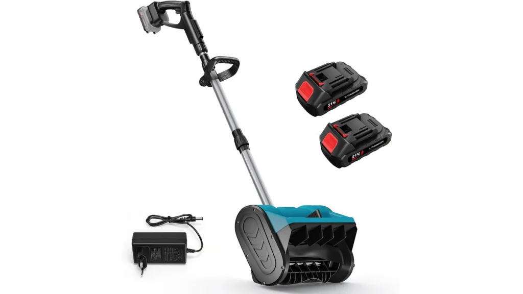 WIWOLER Akku Schneefräse 21V – klein, handlich und stärker als sie aussieht