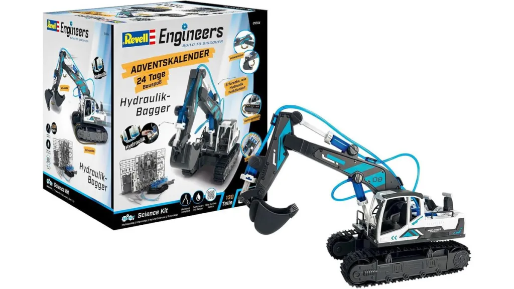 Revell Engineers Adventskalender – Hydraulik-Bagger