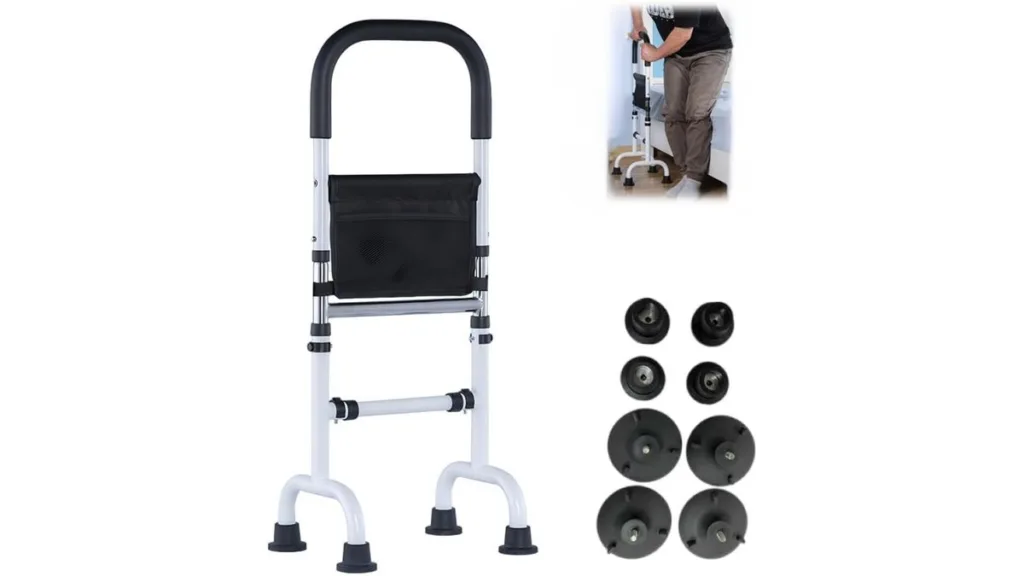 Aufstehhilfe mit Saugnäpfen – Modell mit bodenfixierender Stabilisierung