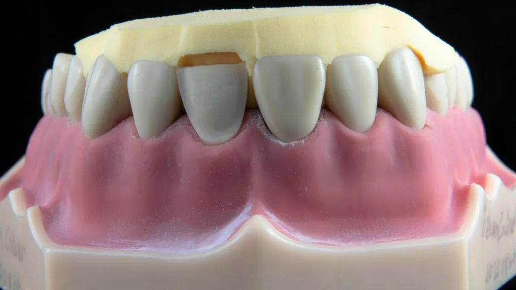 Ansicht einer Prothese während der Fertigung