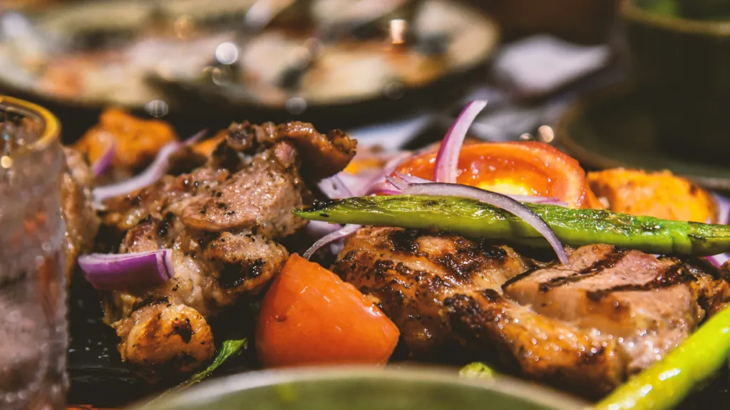 leckeres Grillgut fertig durchgegart