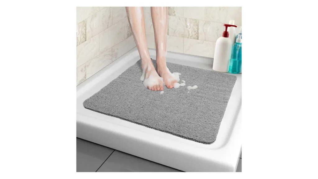 eine Luffa Duschmatte mit offener Struktur