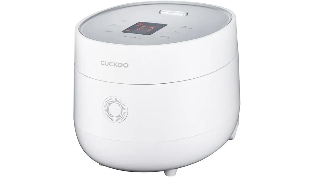 CUCKOO CR-0675F Reiskocher mit Touch-Bedienfeld und mehreren Kochprogrammen, 1,08 Liter