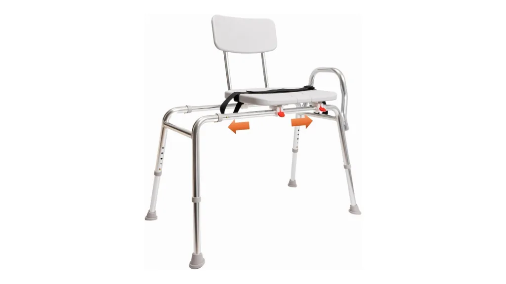 Eagle Health Pro-Slide Transferbank für Badewanne mit Sitzfläche zum seitlichen Umsetzen