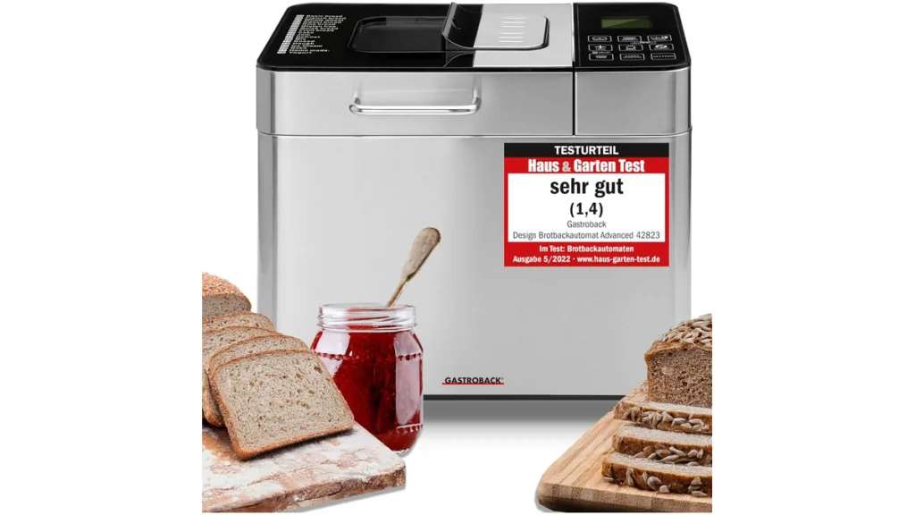 der Gastroback Design Brotbackautomat Advanced silberfarben