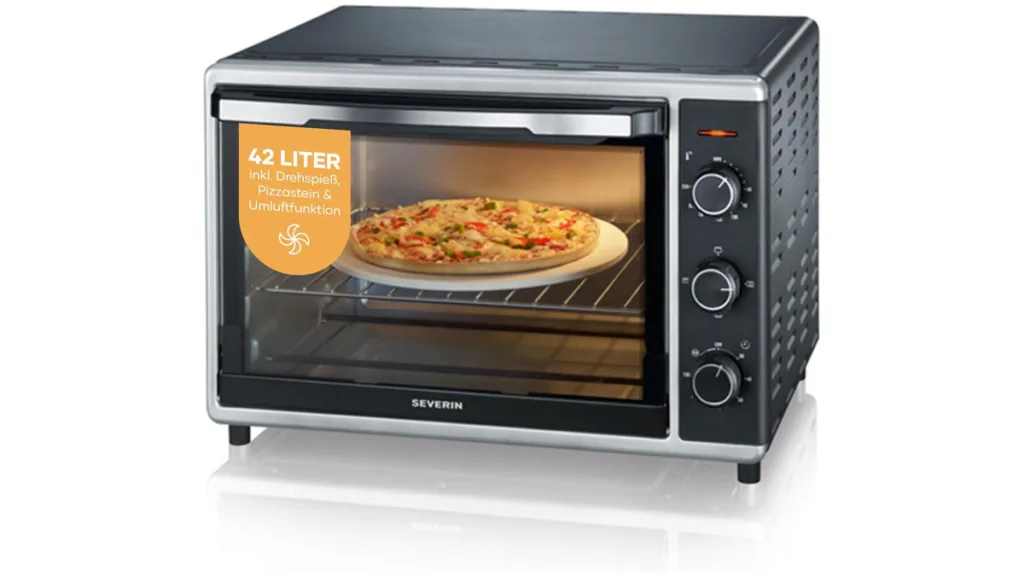 der SEVERIN Back- und Toastofen mit 42 Liter Garraum