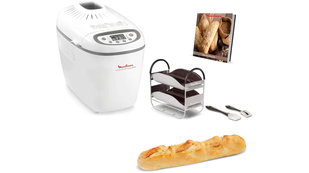 der Moulinex Home Bread Baguette in weiß