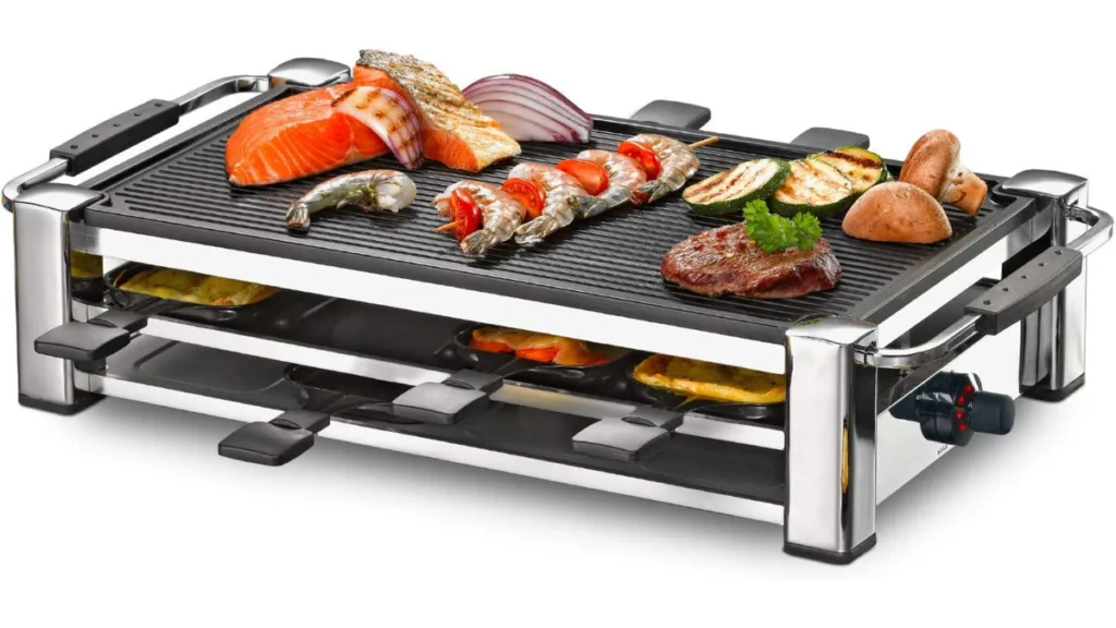 der Rommelsbacher Raclette-Grill im Einsatz