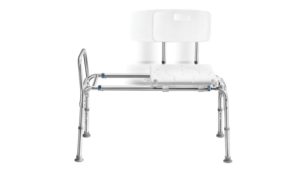 Schiebbare Transferbank für Badewanne, Badehilfe zum sicheren Einstieg