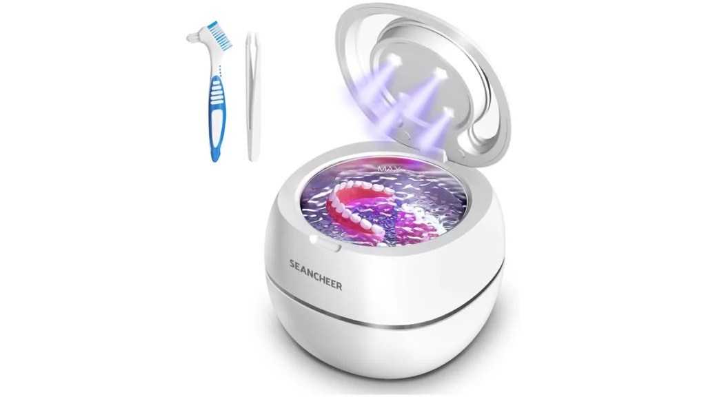 der SEANCHEER Ultraschallreiniger mit 180ml Tank