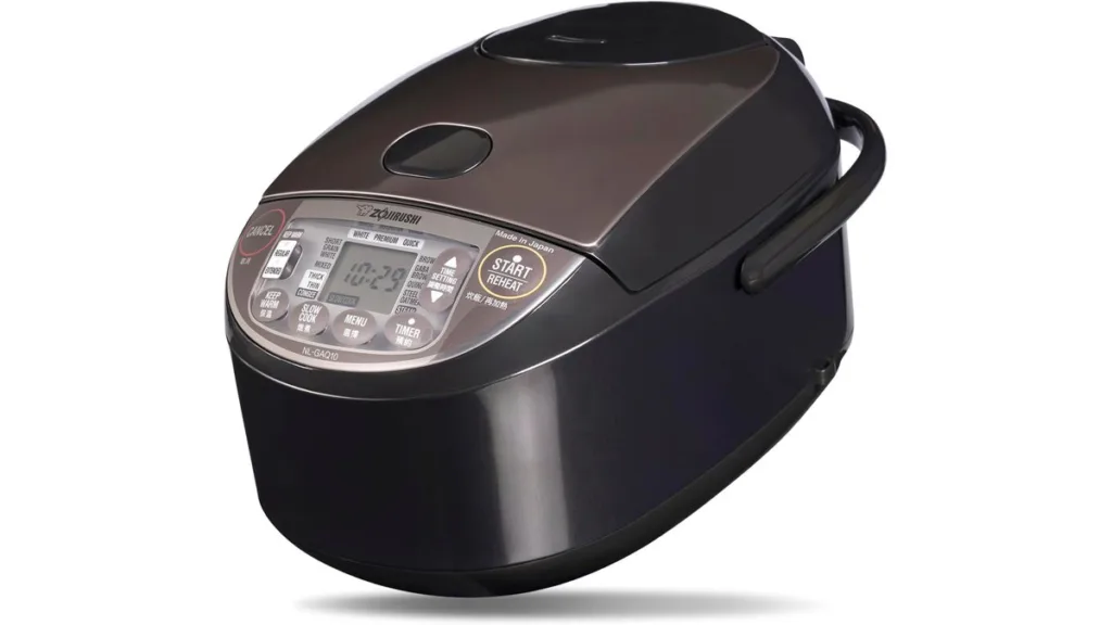 Zojirushi NL-GAQ10 Reiskocher mit elektronischer Steuerung, Warmhaltefunktion und Display, 1,0 Liter