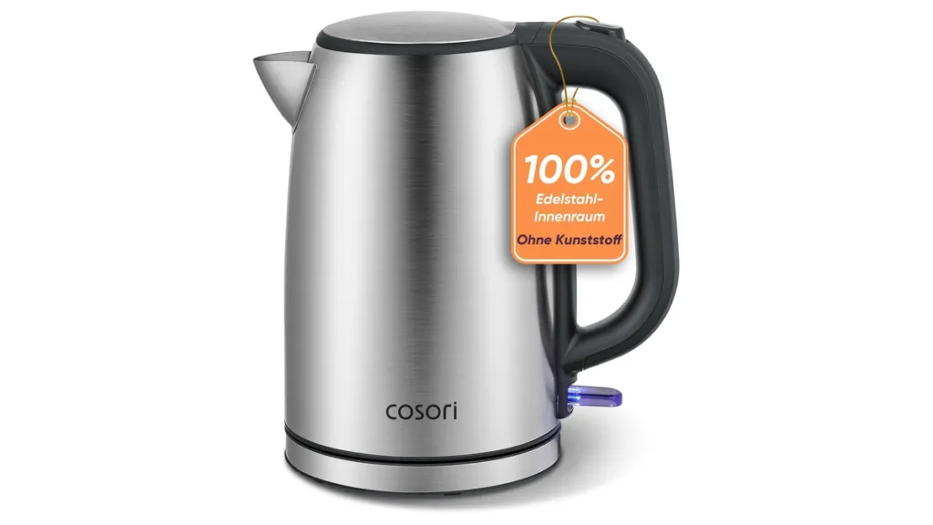 der COSORI Wasserkocher Edelstahl mit 1,7 Litern