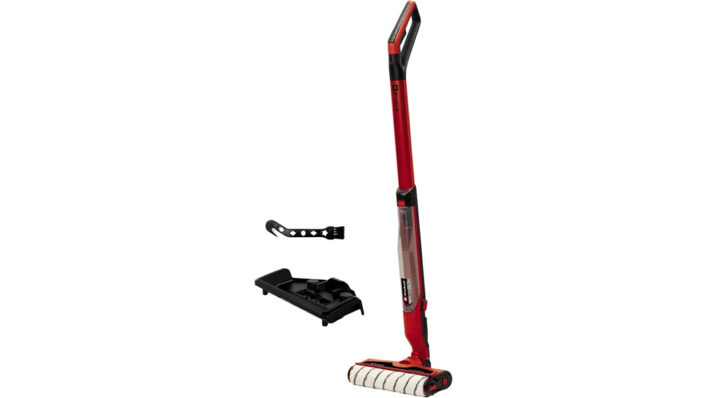 der Einhell CLEANEXXO Akku Hartbodenreiniger in Einhell-Rot