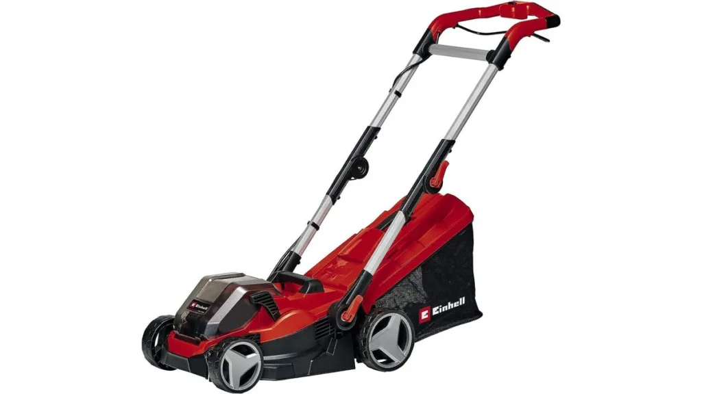 der Einhell GE-CM 36/34-1 Li-Solo Akku-Rasenmäher