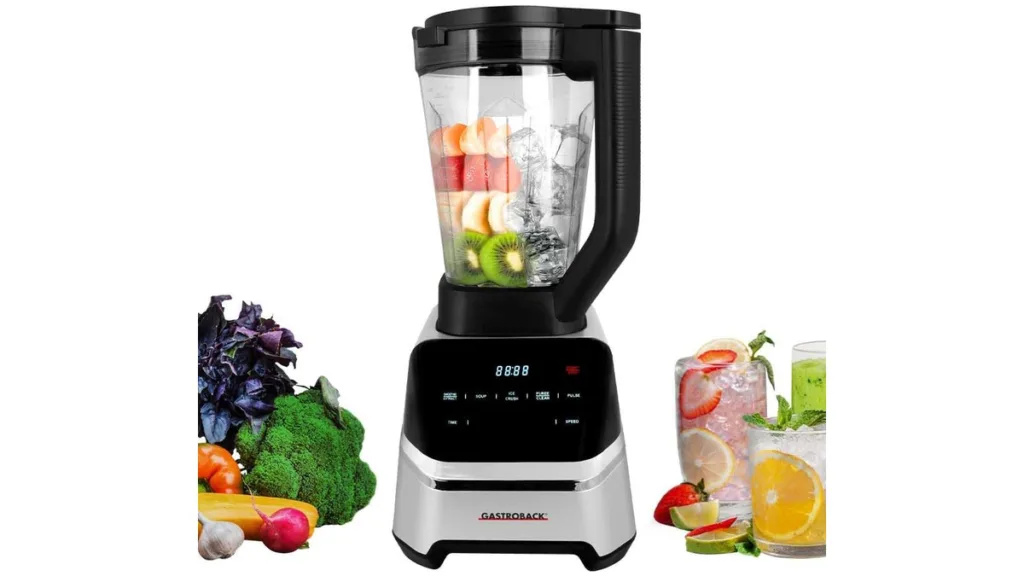 der Gastroback Hochleistungsmixer mit 2000 W in Schwarz/Silber