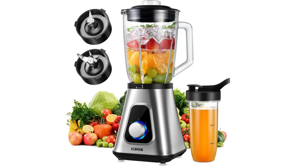 der GDOR Standmixer mit Glas und Becher