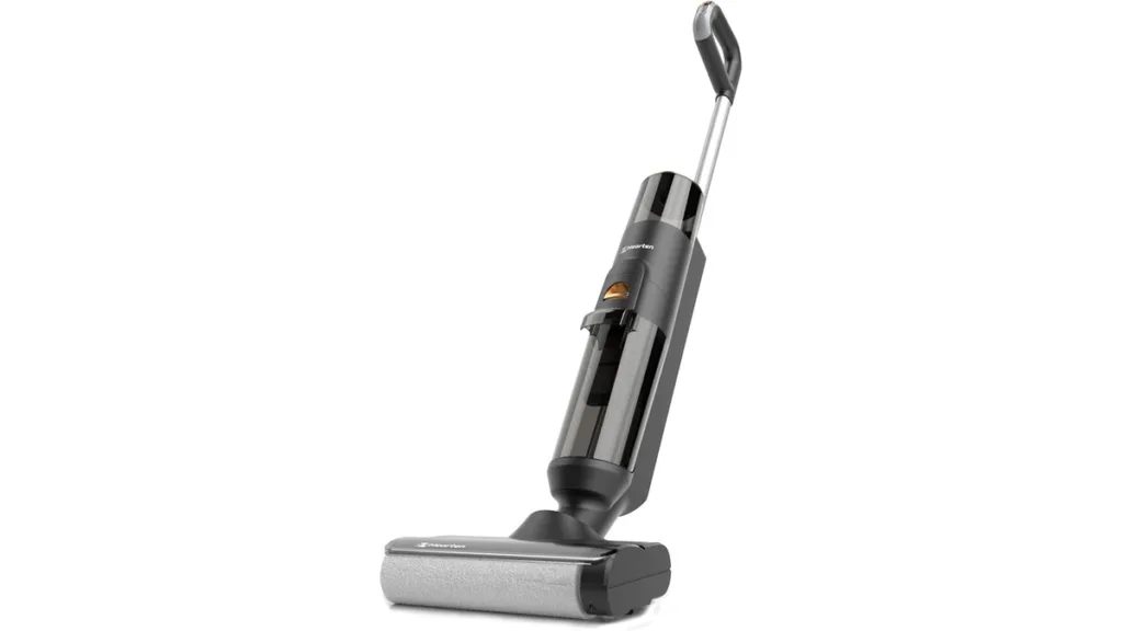 der Hearten Nass-Trockensauger speziell für Hartböden in schwarz