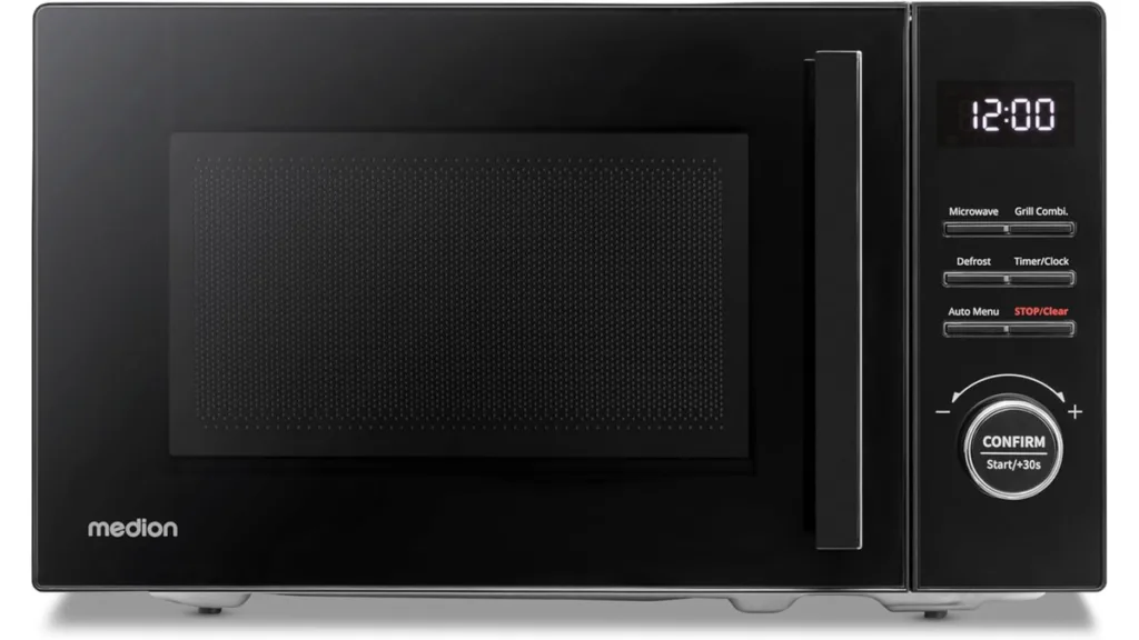 die MEDION Mikrowellen mit Grill in Schwarz