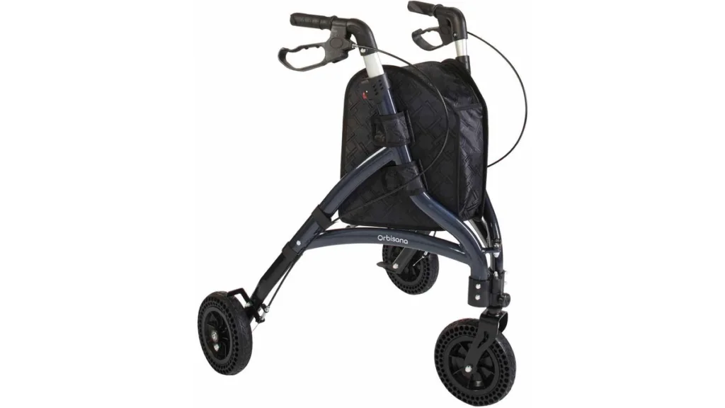 der Dreirad Rollator von Orbisana in Schwarz