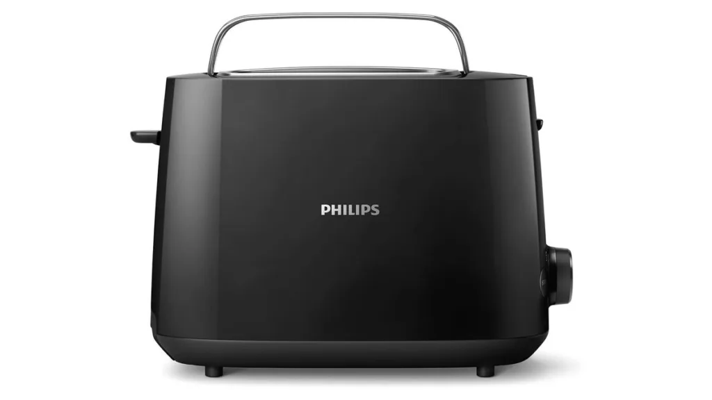 der 2 Scheiben Toaster von Philips in Schwarz