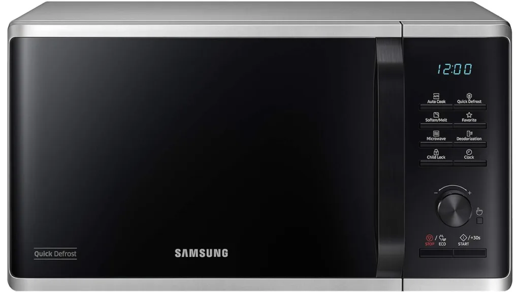 Samsungs MS2AK in Silber/Schwarz