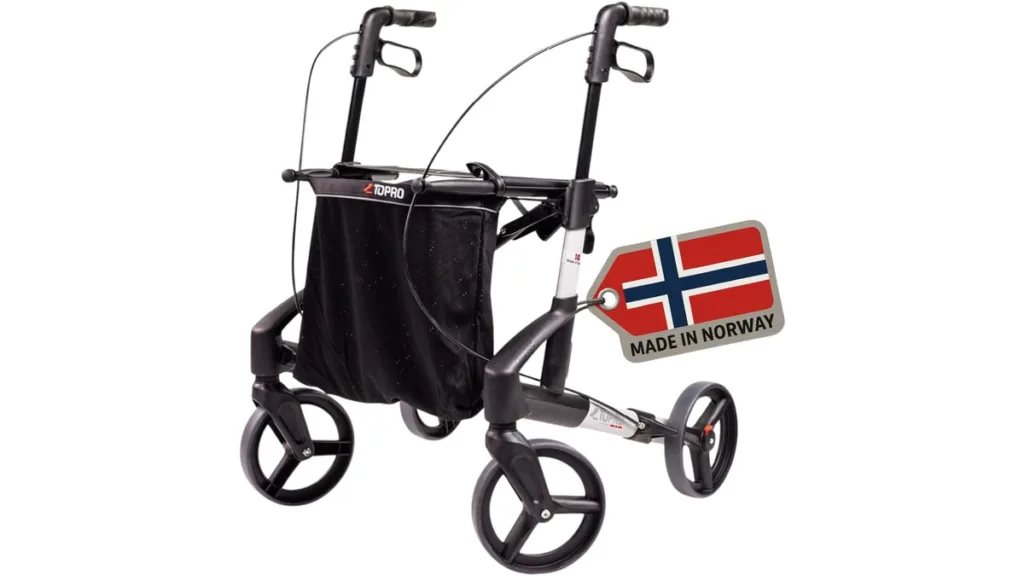 der TOPRO Troja Original Schwerlast-Rollator aus Norwegen