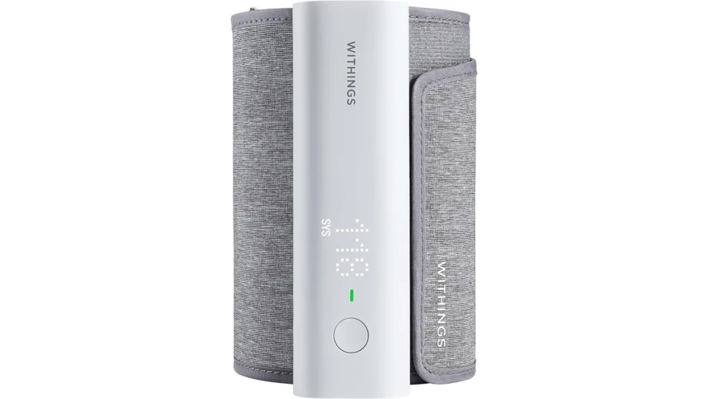 das Withings BPM Connect WLAN Blutdruckmessgerät für den Oberarm mit direkter Cloud-Synchronisierung in Grau