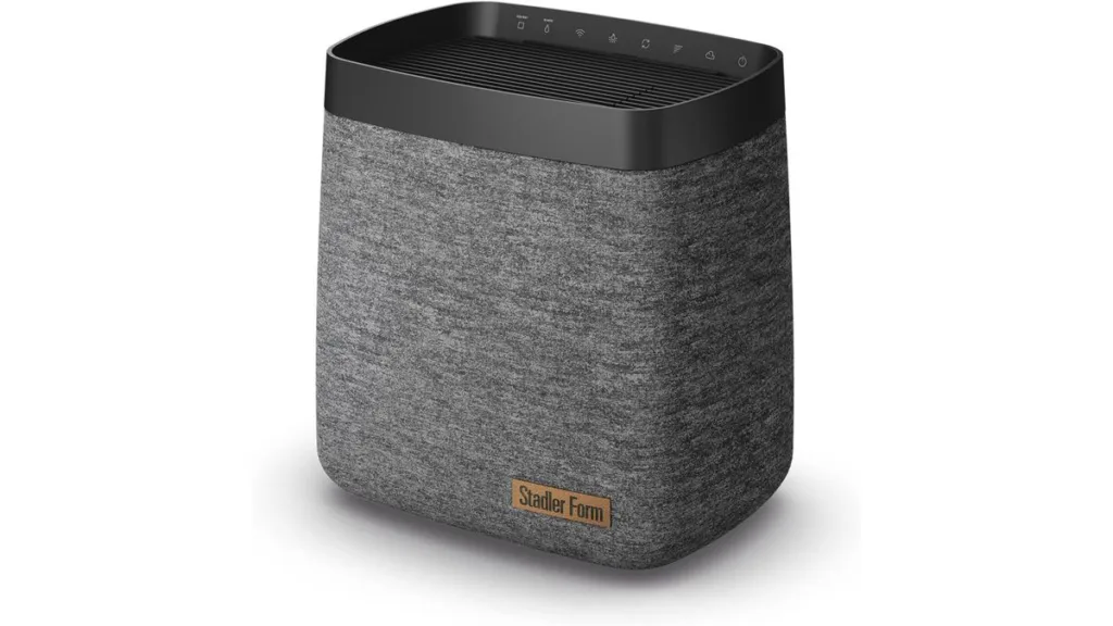 Der Stadler Form Karl Luftbefeuchter in modernem grauen Design