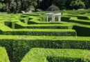 ein Labyrinth aus einer Hecke