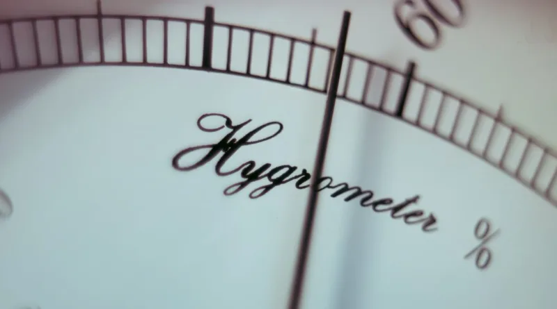 Nahaufnahme Scala eines Hygrometers