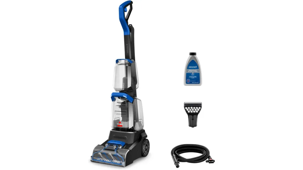 der erste Textilreiniger ist der BISSELL PowerWash Compact Pet, ein kompakter Teppichreiniger