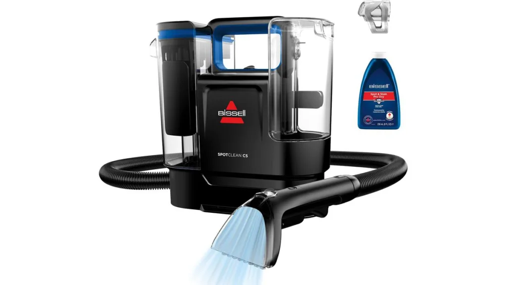 der BISSELL SpotClean C5 Polsterreiniger mit erweiterter Technik