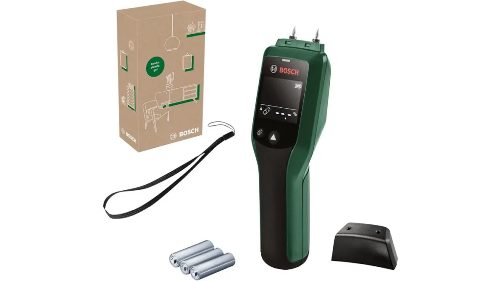 das Bosch Holzfeuchtigkeitsmessgerät UniversalHumid