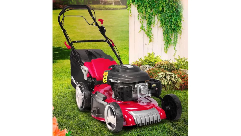 der BRAST Rasenmäher mit 51 cm Schnittbreite und 224 ccm