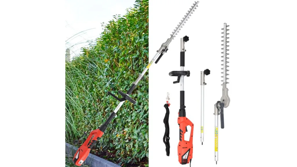 die Hecht Elektro-Teleskop-Heckenschere mit 900 Watt
