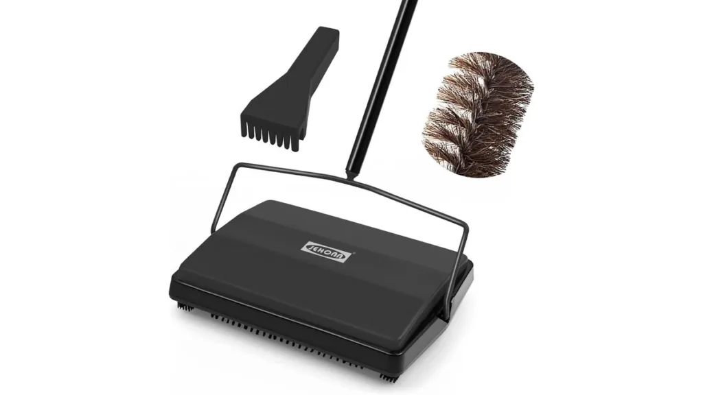 der JEHONN Teppichkehrer als kompakter Handkehrer