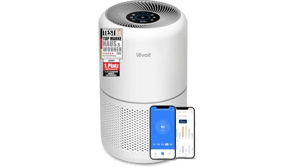 der Levoit Core 300S als leistungsstarke Mittelklasse mit intelligenter Luftüberwachung