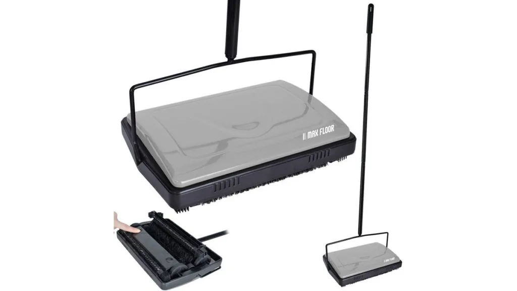 der ORION Teppichkehrer für kleine Flächen