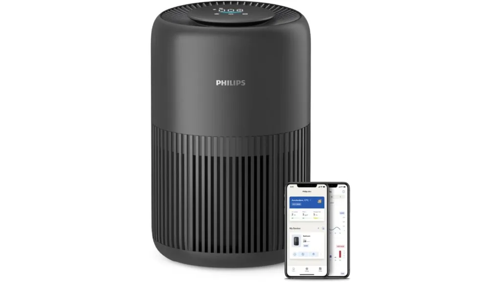 die Philips Luftreiniger 900 Serie in Schwarz