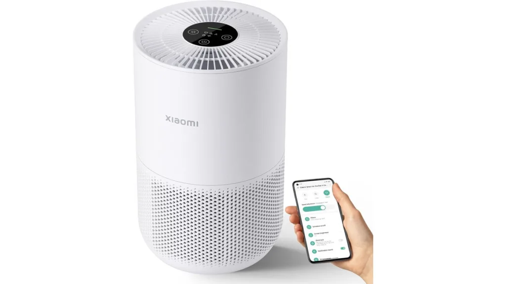 der weiße Xiaomi Air Purifier 4 Compact
