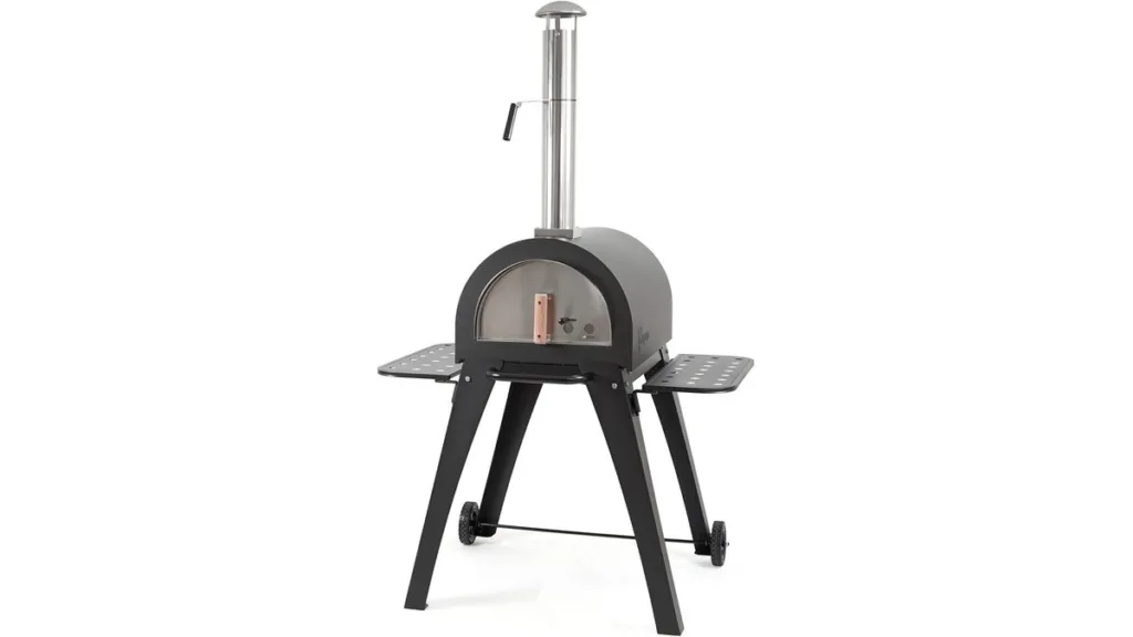 BBQ-Toro Havai Holz-Pizzaofen mit Schamottesteinen für echtes Steinofen-Gefühl draußen