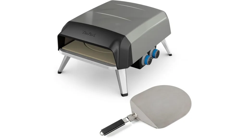 der Tefal Pizza Pronto Gas-Pizzaofen mit Pizzaschieber