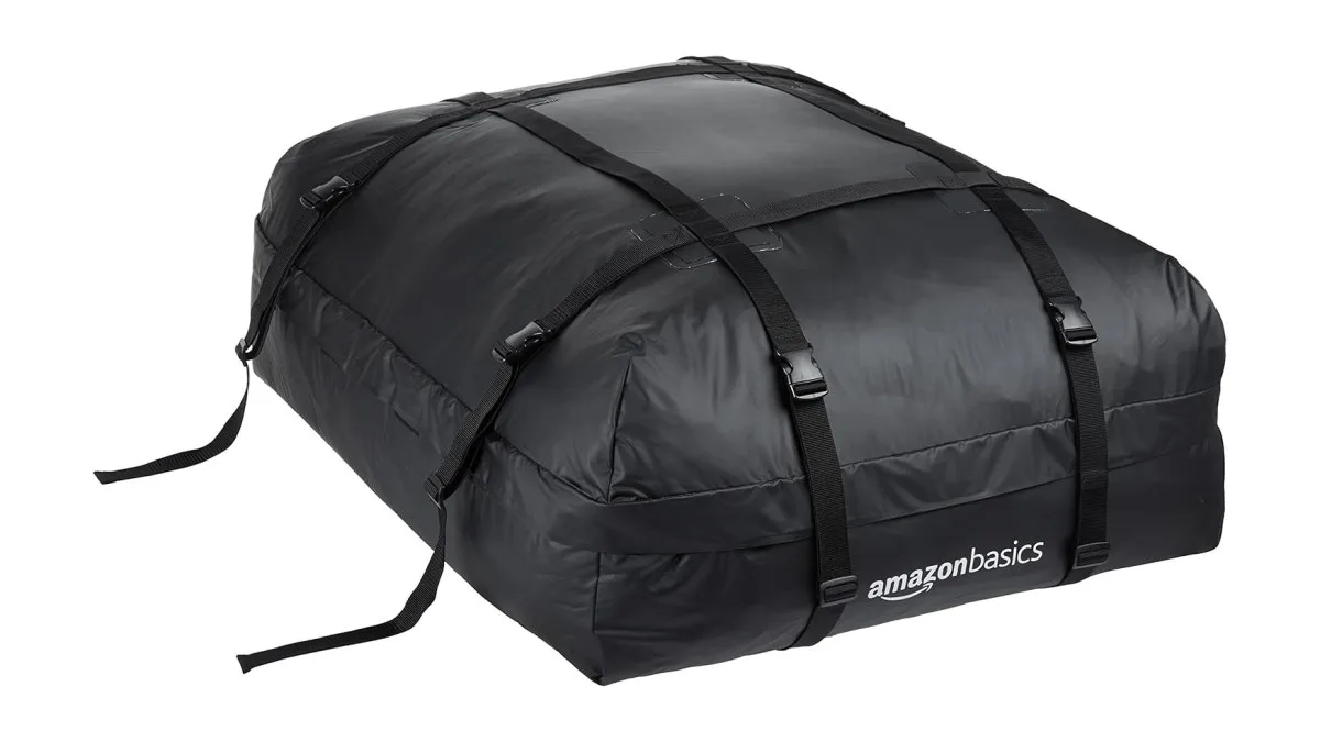 Amazon Basics faltbare dachbox 425l schwarz