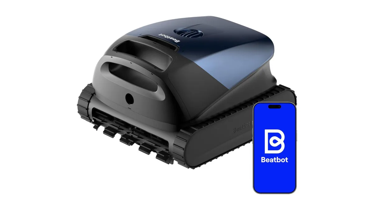 Beatbot Sora 10 Poolroboter gletschergrün, großer Filterkorb